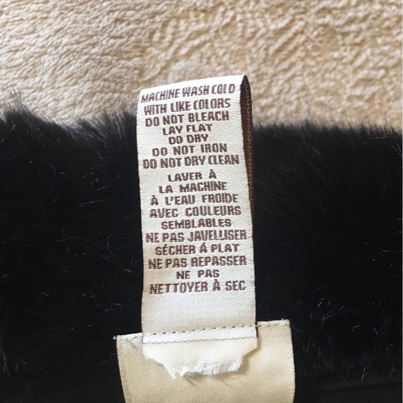 Marina Luna black and white tweed faux fur collar cape coat - Picture 5 of 10